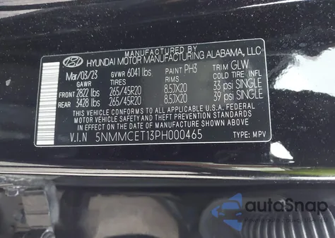 2023 Genesis Electrified Gv70 Advanced Awd из США, поврежденный, VIN 5NMMCET13PH000465